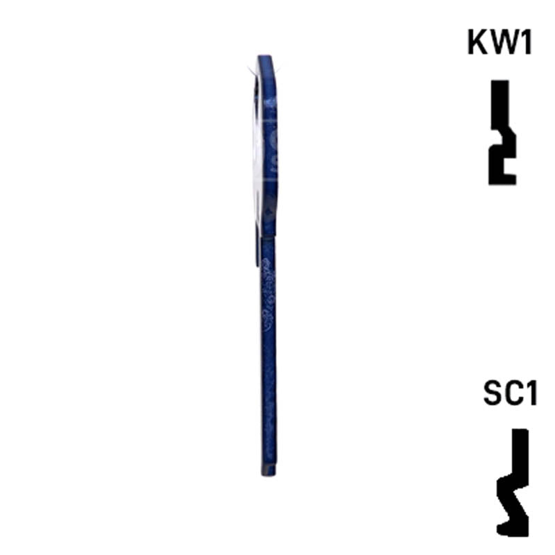 Happy Keys- South Carolina Flag SC1 Key (Choose Keyway) Residential-Commercial Key Howard Keys