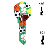 Happy Keys- Sports Key (Choose Keyway) Residential-Commercial Key Howard Keys