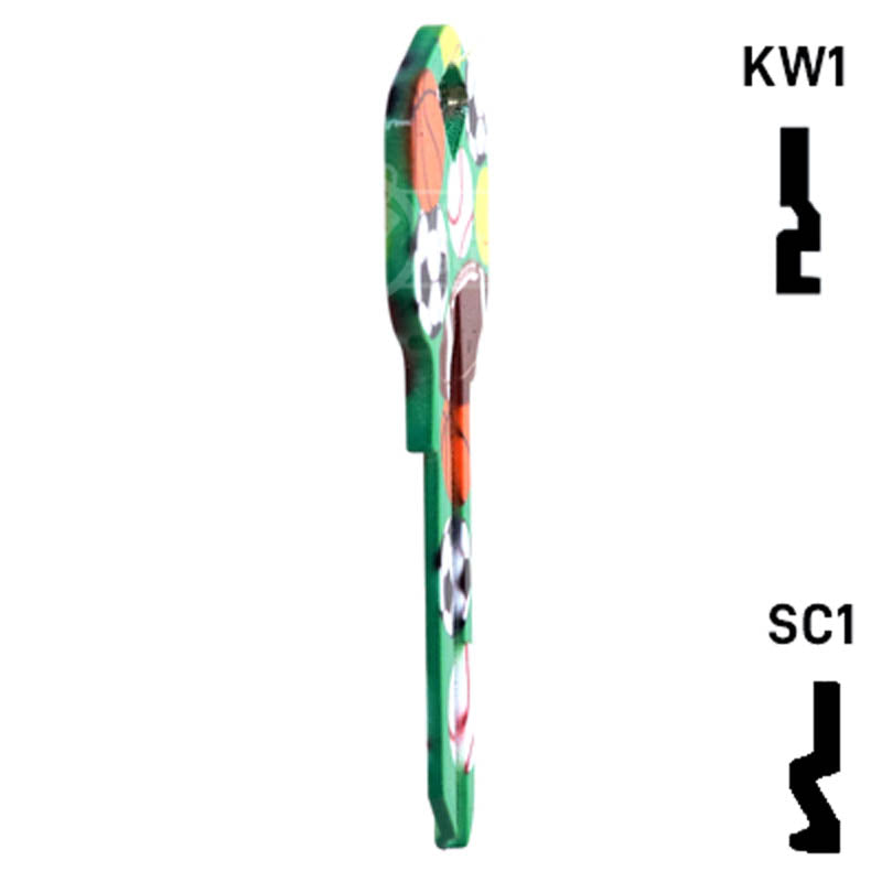 Happy Keys- Sports Key (Choose Keyway) Residential-Commercial Key Howard Keys