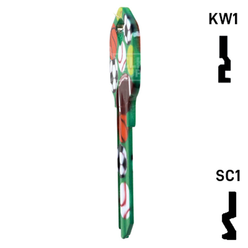 Happy Keys- Sports Key (Choose Keyway) Residential-Commercial Key Howard Keys