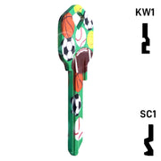 Happy Keys- Sports Key (Choose Keyway) Residential-Commercial Key Howard Keys