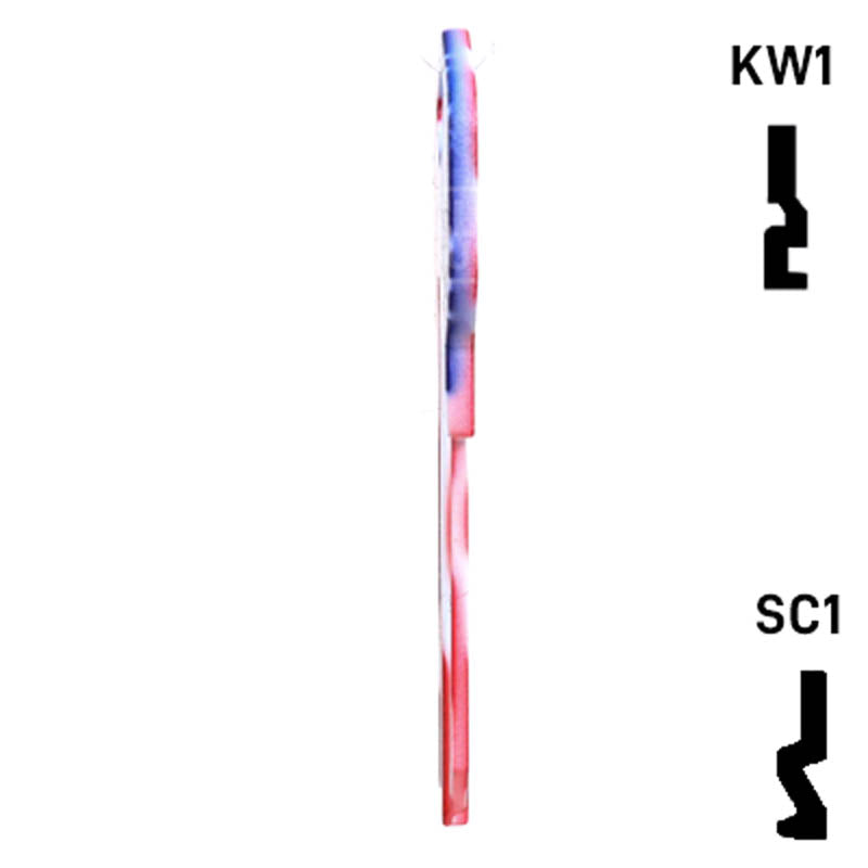 Happy Keys- Stars N Stripes (Choose Keyway) Residential-Commercial Key Howard Keys