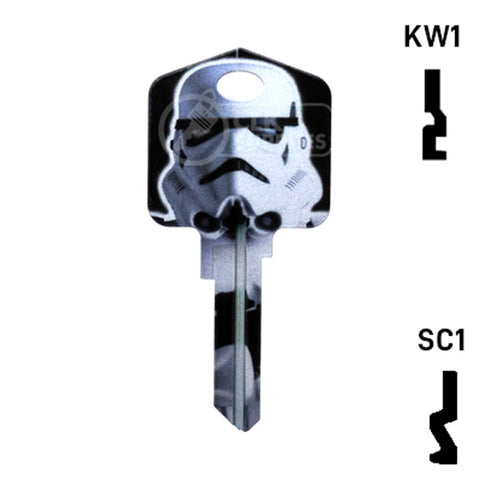 Happy Keys- Stormtroopers Key (Choose Keyway) Residential-Commercial Key Howard Keys