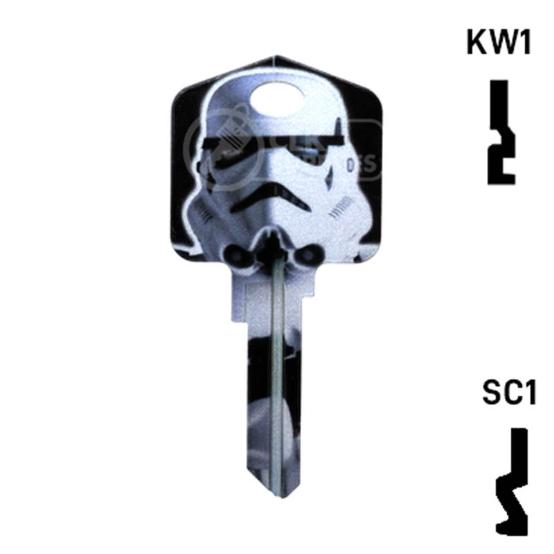 Happy Keys- Stormtroopers Key (Choose Keyway) Residential-Commercial Key Howard Keys