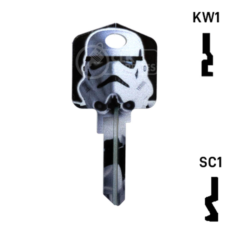 Happy Keys- Stormtroopers Key (Choose Keyway) Residential-Commercial Key Howard Keys
