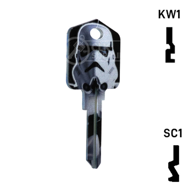 Happy Keys- Stormtroopers Key (Choose Keyway) Residential-Commercial Key Howard Keys
