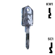 Happy Keys- Stormtroopers Key (Choose Keyway) Residential-Commercial Key Howard Keys