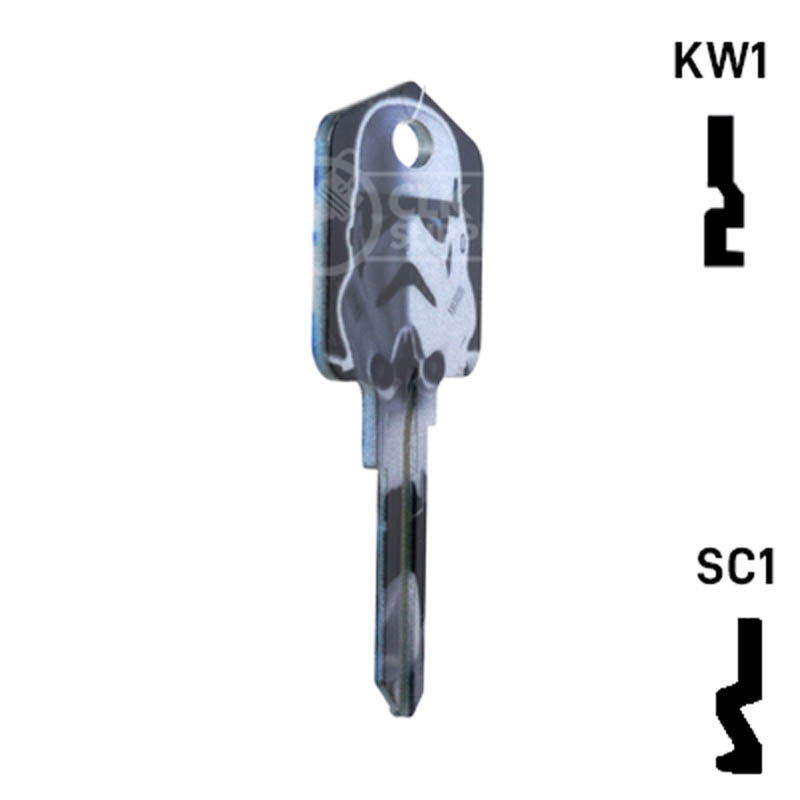 Happy Keys- Stormtroopers Key (Choose Keyway) Residential-Commercial Key Howard Keys