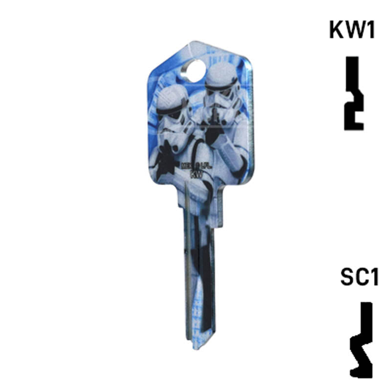 Happy Keys- Stormtroopers Key (Choose Keyway) Residential-Commercial Key Howard Keys