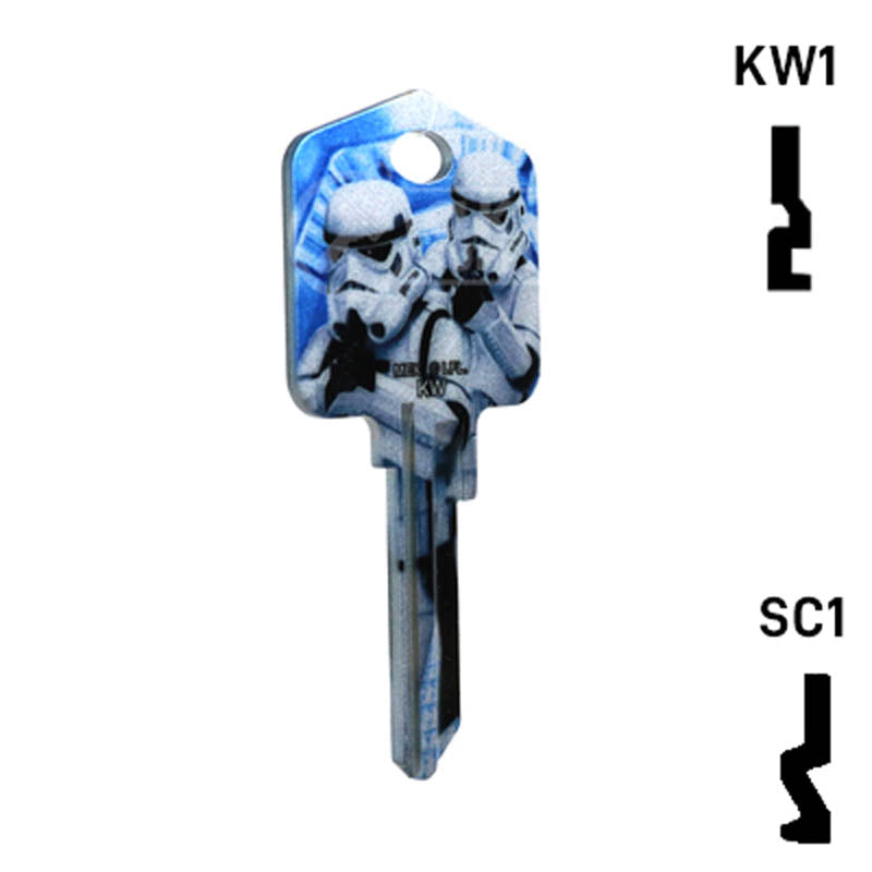 Happy Keys- Stormtroopers Key (Choose Keyway) Residential-Commercial Key Howard Keys