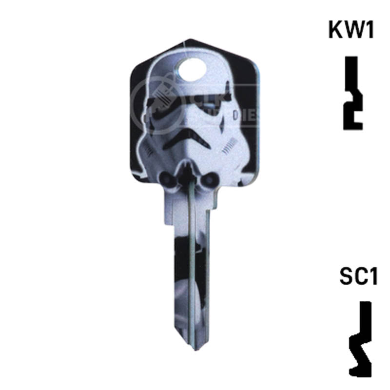 Happy Keys- Stormtroopers Key (Choose Keyway) Residential-Commercial Key Howard Keys