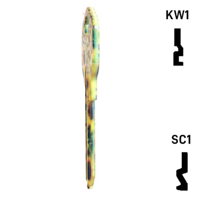 Happy Keys- Sunflowers Key (Choose Keyway) Residential-Commercial Key Howard Keys