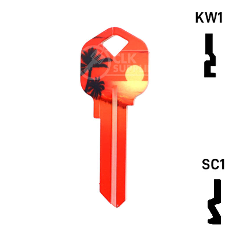 Happy Keys- Sunset Key (Choose Keyway) Residential-Commercial Key Howard Keys