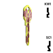Happy Keys- Teddy Bear Key (Choose Keyway) Residential-Commercial Key Howard Keys