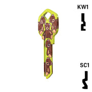 Happy Keys- Teddy Bear Key (Choose Keyway) Residential-Commercial Key Howard Keys