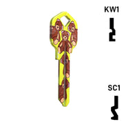 Happy Keys- Teddy Bear Key (Choose Keyway) Residential-Commercial Key Howard Keys