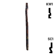Happy Keys- Tiger Print Key (Choose Keyway) Residential-Commercial Key Howard Keys