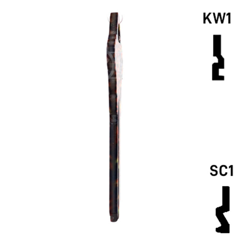 Happy Keys- Tiger Print Key (Choose Keyway) Residential-Commercial Key Howard Keys