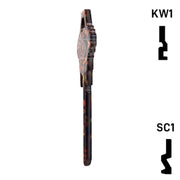 Happy Keys- Tiger Print Key (Choose Keyway) Residential-Commercial Key Howard Keys