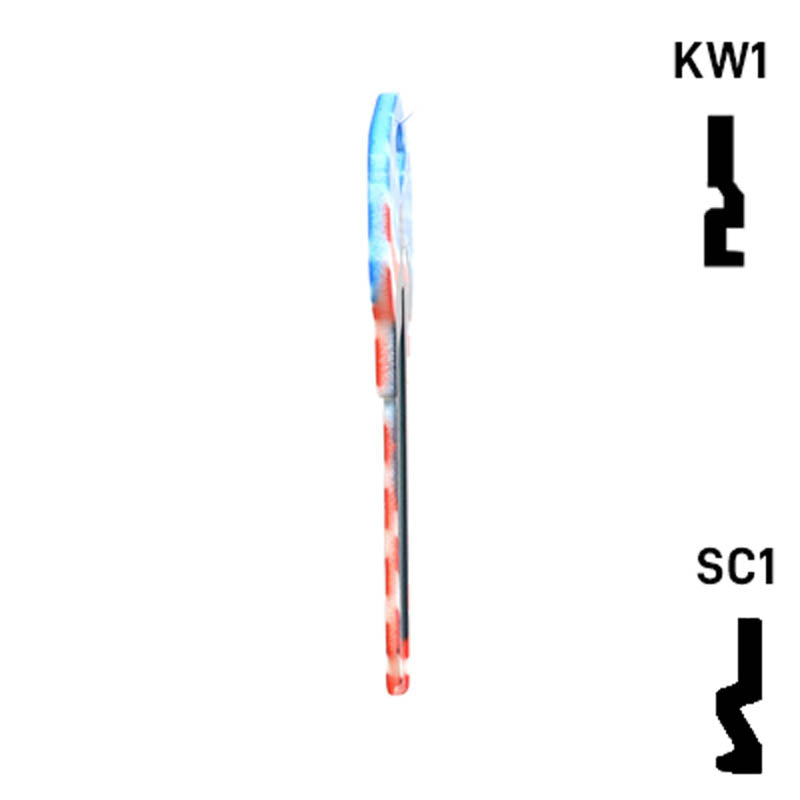 Happy Keys- US Salute Key (Choose Keyway) Residential-Commercial Key Howard Keys
