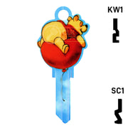 Happy Keys- Winnie the Pooh (Choose Keyway) Residential-Commercial Key Howard Keys