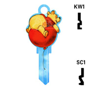 Happy Keys- Winnie the Pooh (Choose Keyway) Residential-Commercial Key Howard Keys