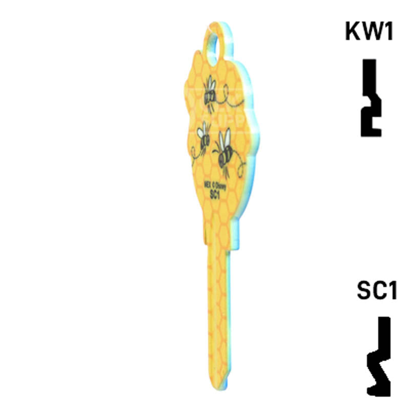 Happy Keys- Winnie the Pooh (Choose Keyway) Residential-Commercial Key Howard Keys