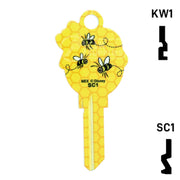 Happy Keys- Winnie the Pooh (Choose Keyway) Residential-Commercial Key Howard Keys