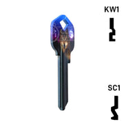 Happy Keys- Wolf Key (Choose Keyway) Residential-Commercial Key Howard Keys