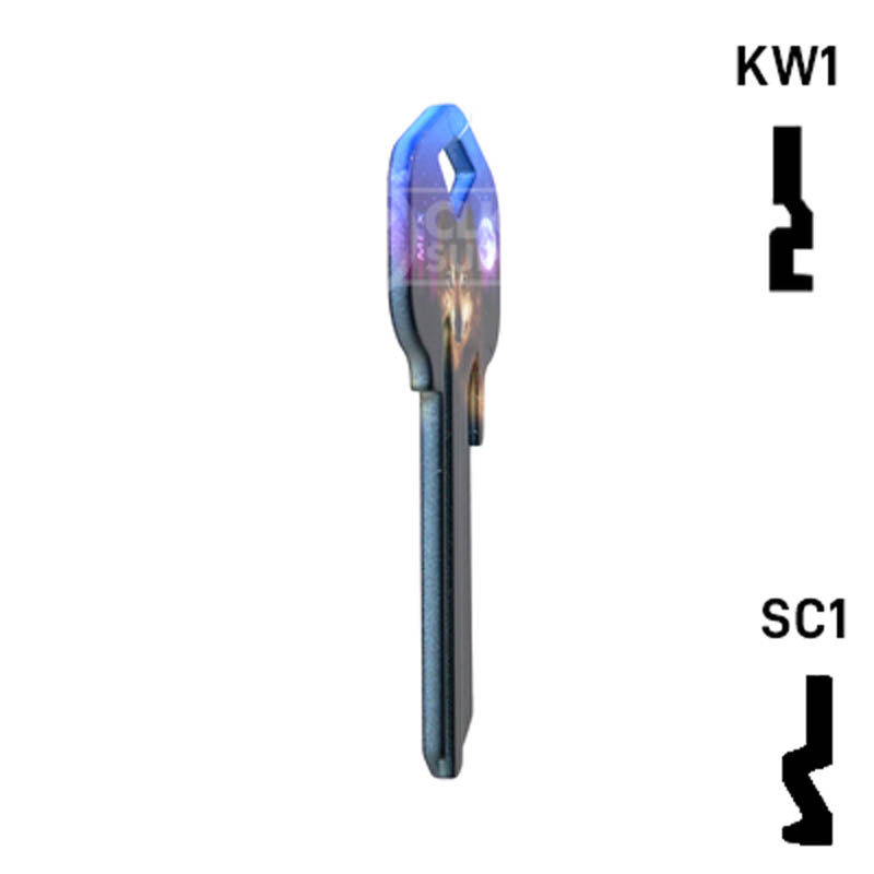 Happy Keys- Wolf Key (Choose Keyway) Residential-Commercial Key Howard Keys