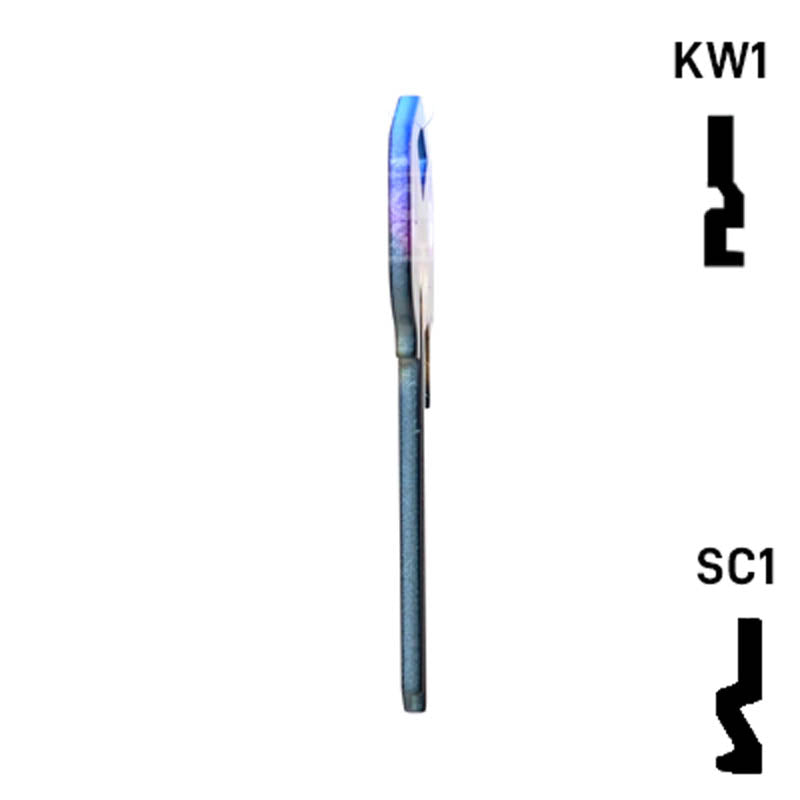 Happy Keys- Wolf Key (Choose Keyway) Residential-Commercial Key Howard Keys