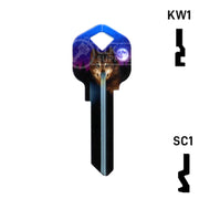Happy Keys- Wolf Key (Choose Keyway) Residential-Commercial Key Howard Keys