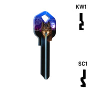 Happy Keys- Wolf Key (Choose Keyway) Residential-Commercial Key Howard Keys