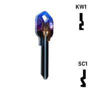 Happy Keys- Wolf Key (Choose Keyway) Residential-Commercial Key Howard Keys