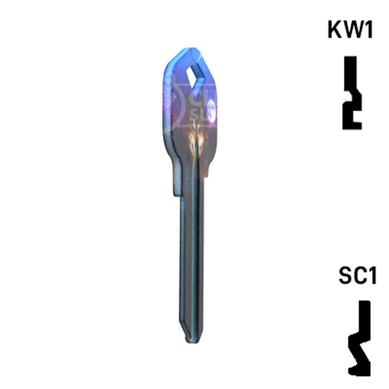 Happy Keys- Wolf Key (Choose Keyway) Residential-Commercial Key Howard Keys