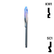 Happy Keys- Wolf Key (Choose Keyway) Residential-Commercial Key Howard Keys