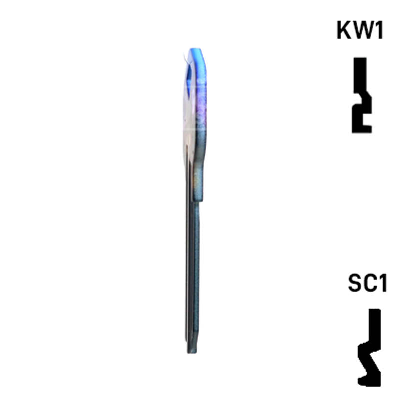 Happy Keys- Wolf Key (Choose Keyway) Residential-Commercial Key Howard Keys