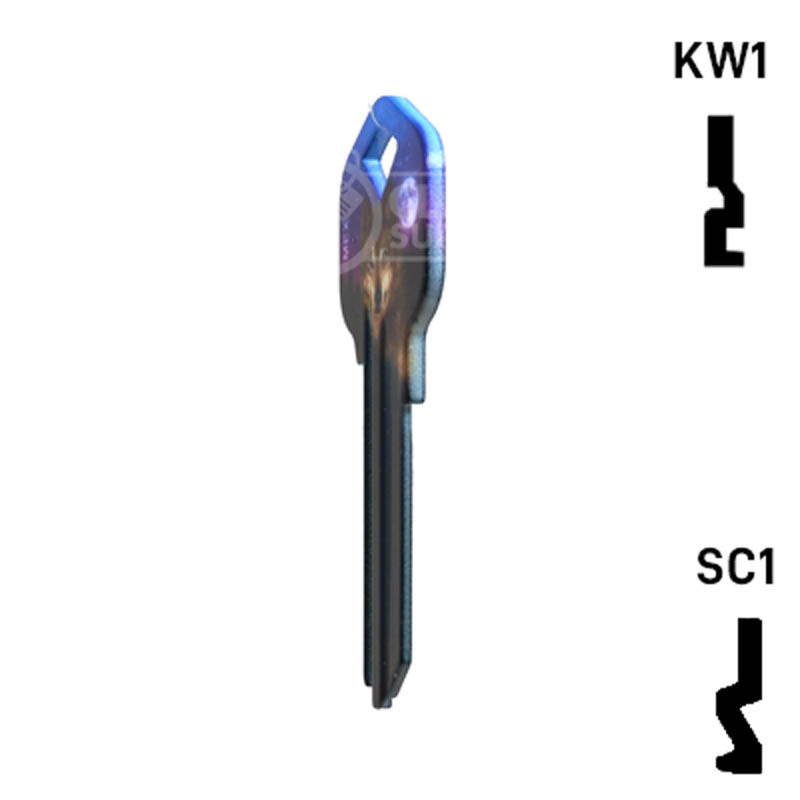 Happy Keys- Wolf Key (Choose Keyway) Residential-Commercial Key Howard Keys