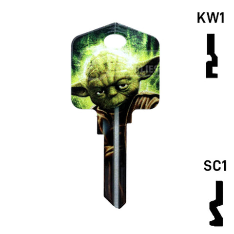 Happy Keys- Yoda Key (Choose Keyway) Residential-Commercial Key Howard Keys