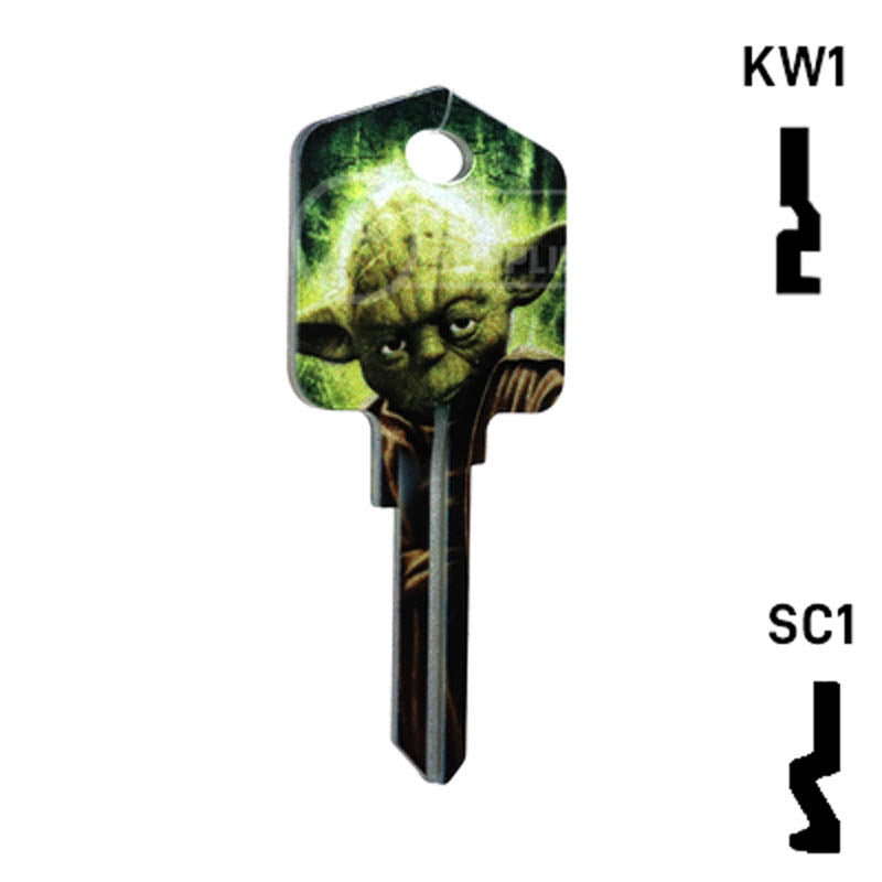 Happy Keys- Yoda Key (Choose Keyway) Residential-Commercial Key Howard Keys