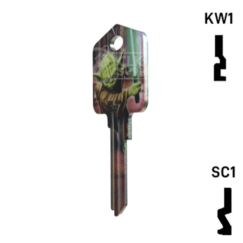 Happy Keys- Yoda Key (Choose Keyway) Residential-Commercial Key Howard Keys