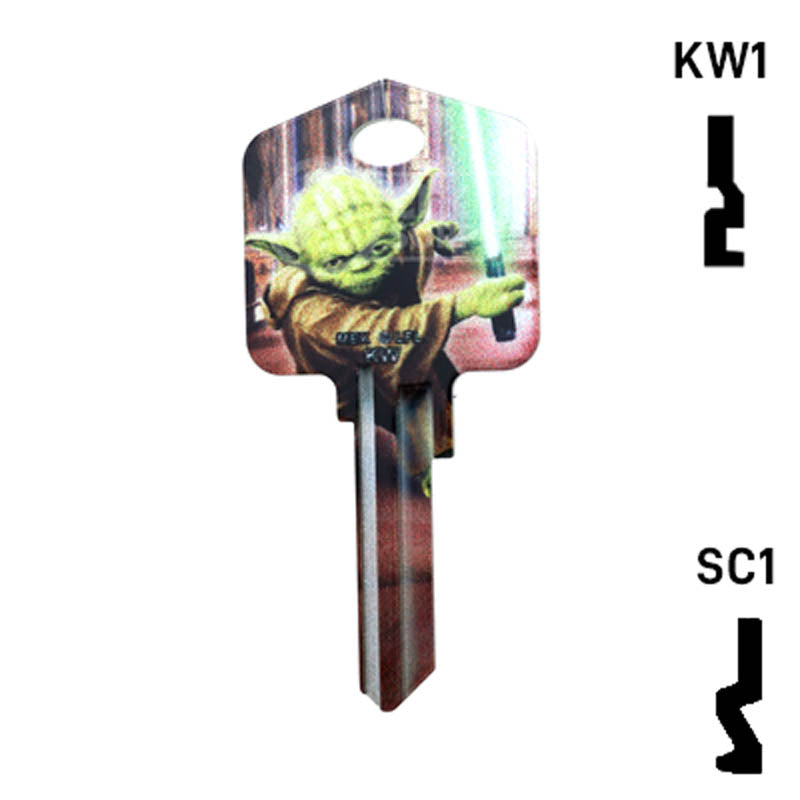 Happy Keys- Yoda Key (Choose Keyway) Residential-Commercial Key Howard Keys