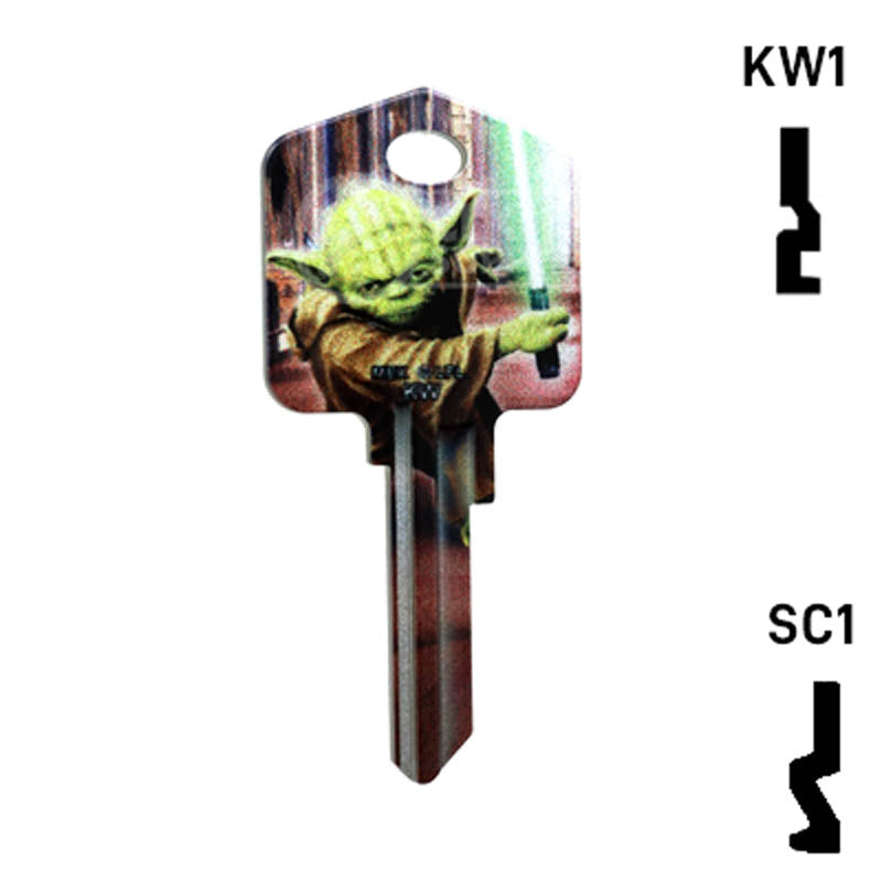 Happy Keys- Yoda Key (Choose Keyway) Residential-Commercial Key Howard Keys