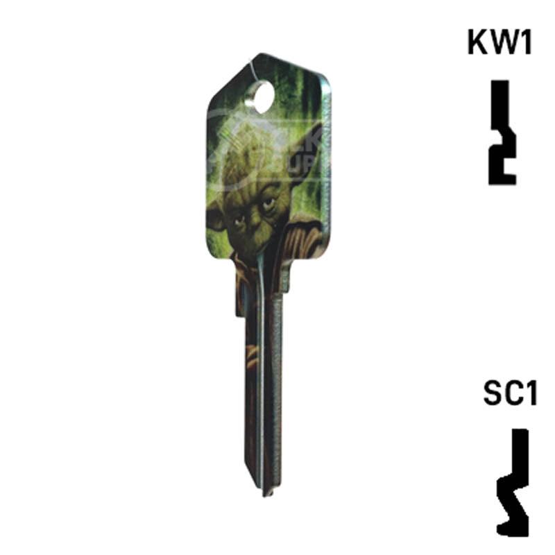 Happy Keys- Yoda Key (Choose Keyway) Residential-Commercial Key Howard Keys