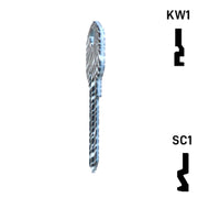 Happy Keys- Zebra Key (Choose Keyway) Residential-Commercial Key Howard Keys