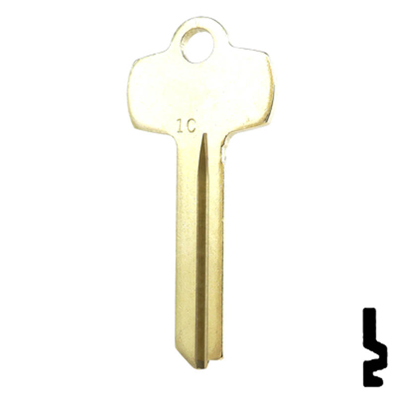 IC Core Arrow 1C Key Residential-Commercial Key Ilco