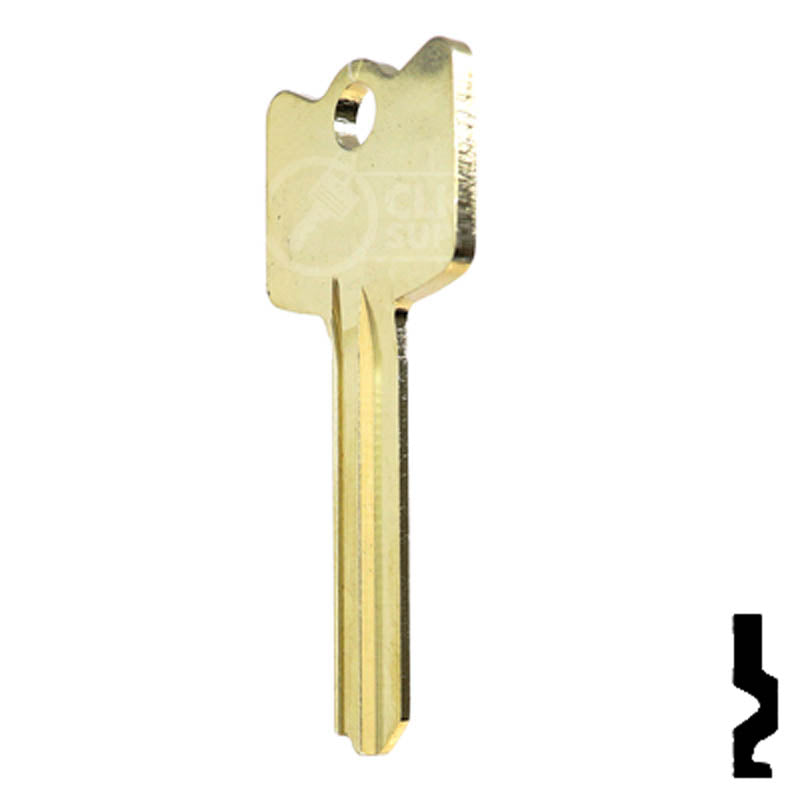 IC Core Arrow 1D Key Residential-Commercial Key Ilco