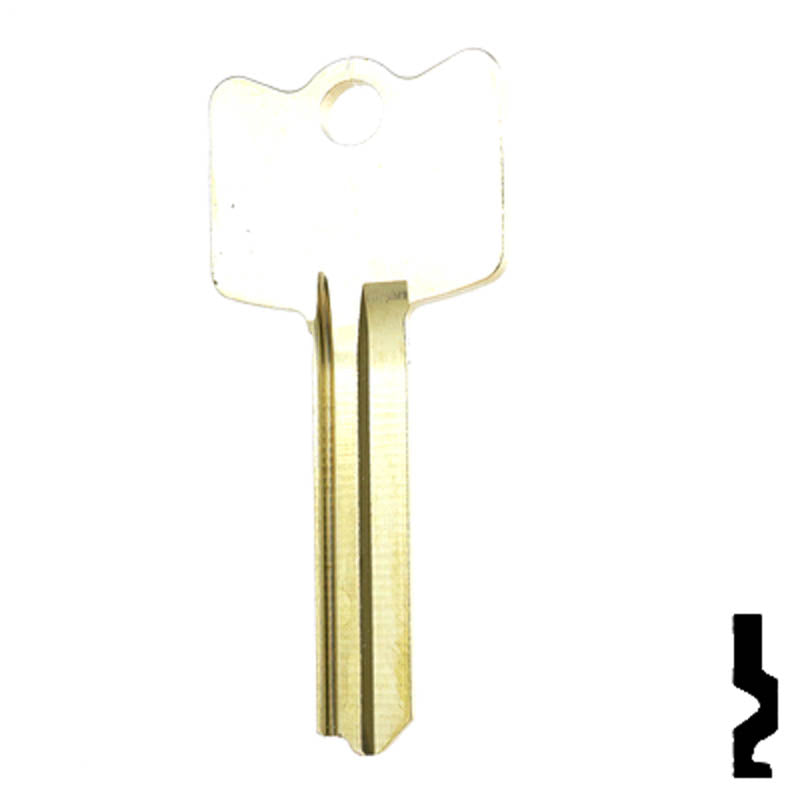 IC Core Arrow 1D Key Residential-Commercial Key Ilco