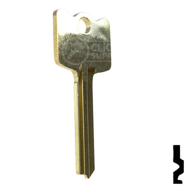 IC Core Arrow 1D Key Residential-Commercial Key Ilco