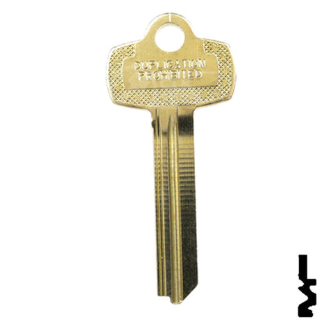 IC Core Best L Key (1A1L1, A1114L) Residential-Commercial Key JMA USA